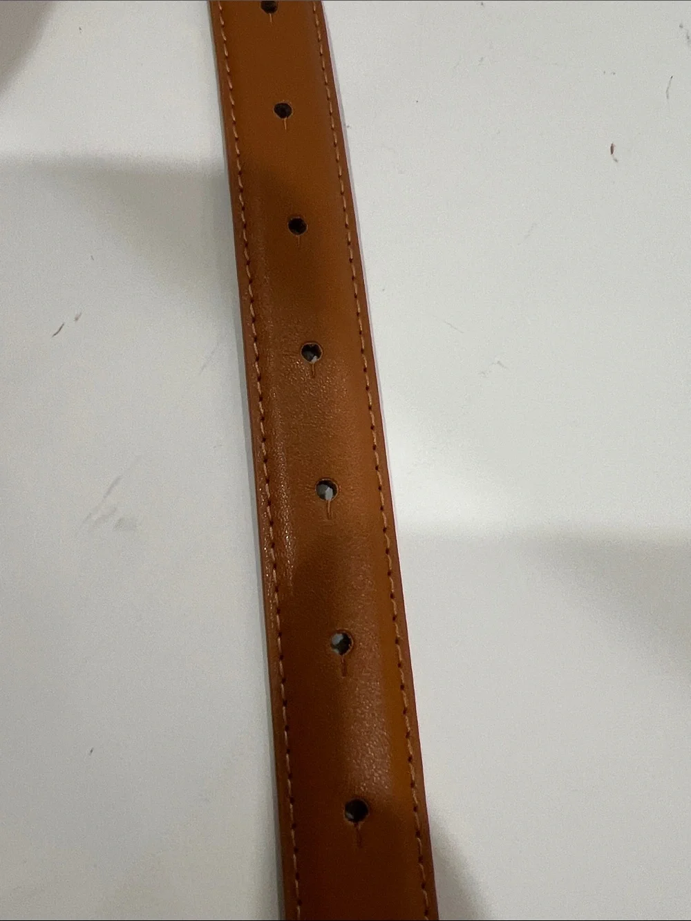 Hermes Brown Leather Belt with Brushed Gold H Buckle